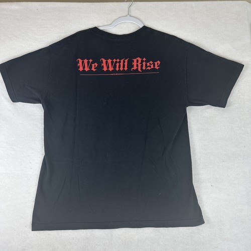 Y2K WWE The Ascension NXT "We Will Rise" Mens Size L Authentic Black Wrestling - Picture 6 of 9