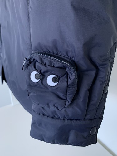 BNWT ADULT Uniqlo Anya Hindmarch Pufftech Jacket Navy S - Picture 10 of 10