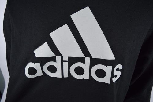 NWT! Mens Adidas Golf Crewneck Fleece Sweatshirt sz XL Black Logo - Picture 2 of 6