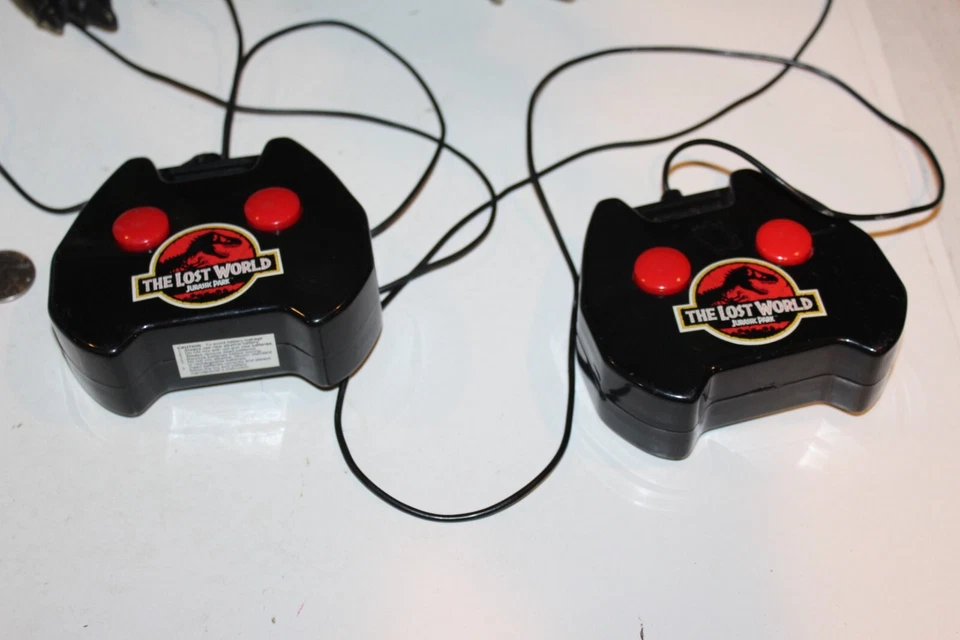 2 Парк Юрского периода Затерянный мир Пульт дистанционного управления T-Rex & Pachy ToyBiz 1997 РАБОТАЕТ - Изображение 4 из 4