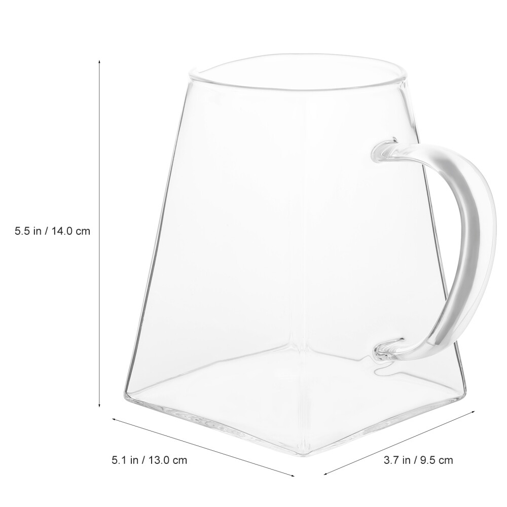 4 Pieces Square Glass Tea Teapot Milk Pitcher Sea of tea eBay