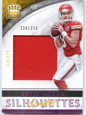 2016 PANINI CROWN ROYALE CHIEFS JERSEY SILHOUETTES #234/250 KEVIN HOGAN 
