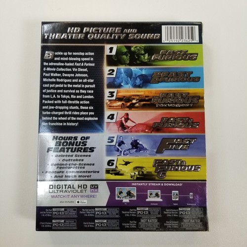 Fast & Furious: 6-Movie Collection (Blu-ray)  - Picture 2 of 7