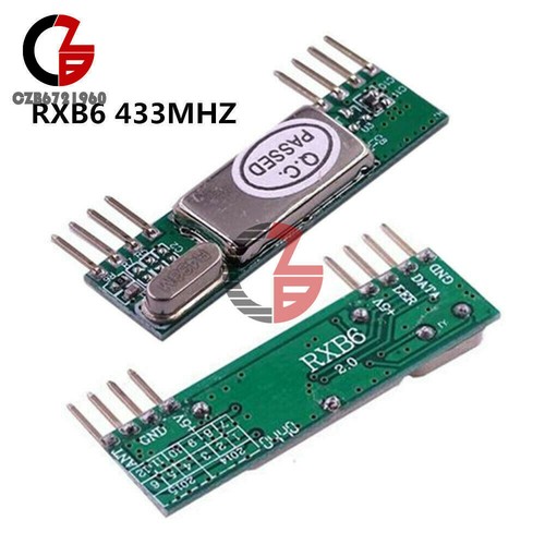 3.3V/5V 433Mhz Wireless Receiver Module RXB6/8 RXB14 RXB12 RXC6 for Arduino AVR - Picture 21 of 25