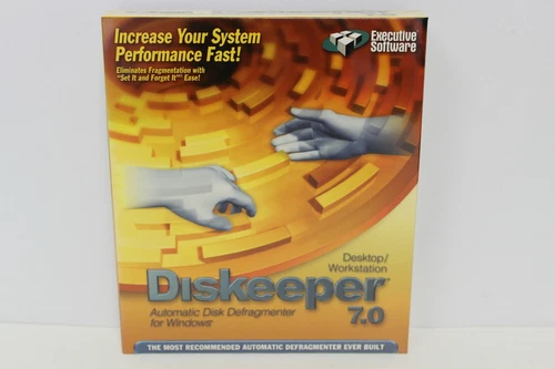 EXECUTIVE SOFTWARE DESKTOP/WORKSTATION DISKEEPER 7.0 DISK DEFRAGMENTER NEW