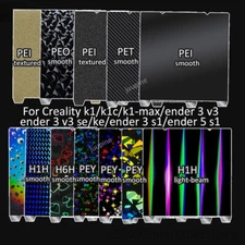 For Creality K1 Max Build Plate K1C Bed H1H PEO PEY PEI Sheet 310x315 Ender 3 S1