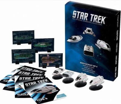 STAR TREK BOX SET: SCHIFF SET 5 - EAGLEMOSS COLLECTIONS