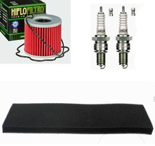 SUZUKI GS 400 E GS400 Luftfilter Ölfilter Zündkerzen Wartungskit Satz Set