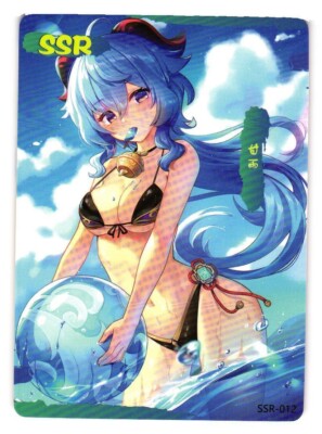 Ganyu Genshin Impact SSR SSR-012 Pink Beauties 2 Goddess Story Anime Card