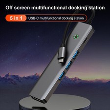 5 in 1 TYPE-C USB3.0 HDMI PD100W Interface Hub Adapter Dock for MacBook iPad Pro