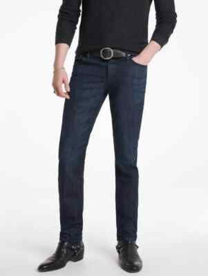 NWT $228 John Varvatos Ferris Wash Jeans In Ink Blue Size:31