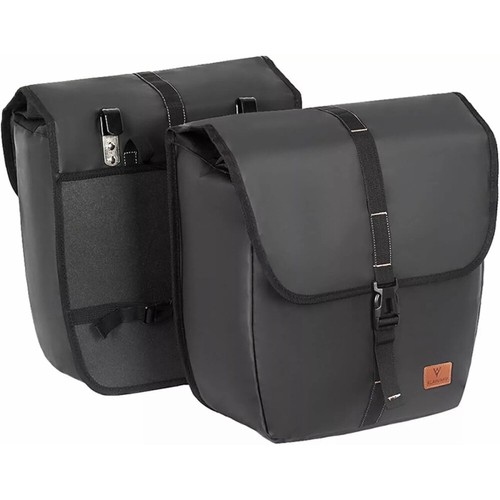 20L Fahrrad Tasche Set Gepäckträgertasche Packtaschen Gepäckträger Wasserdicht - Bild 7 von 18