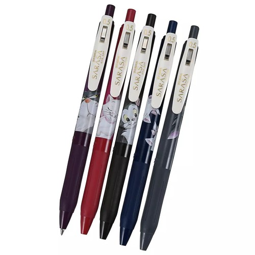 Disney Store Jp Cat Day 22 Lucifer Marie Figaro Gel Ballpoint Pen 5set Ebay