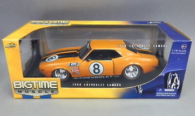 NIB Jada 1/18 Bigtime Muscle 1968 Chevy Camaro diecast model