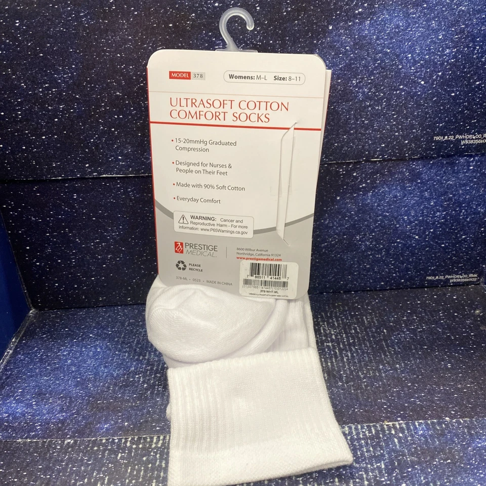 Женские мягкие комфортные компрессионные носки Prestige Medical Nurse M-L | 8-11 - Изображение 2 из 3