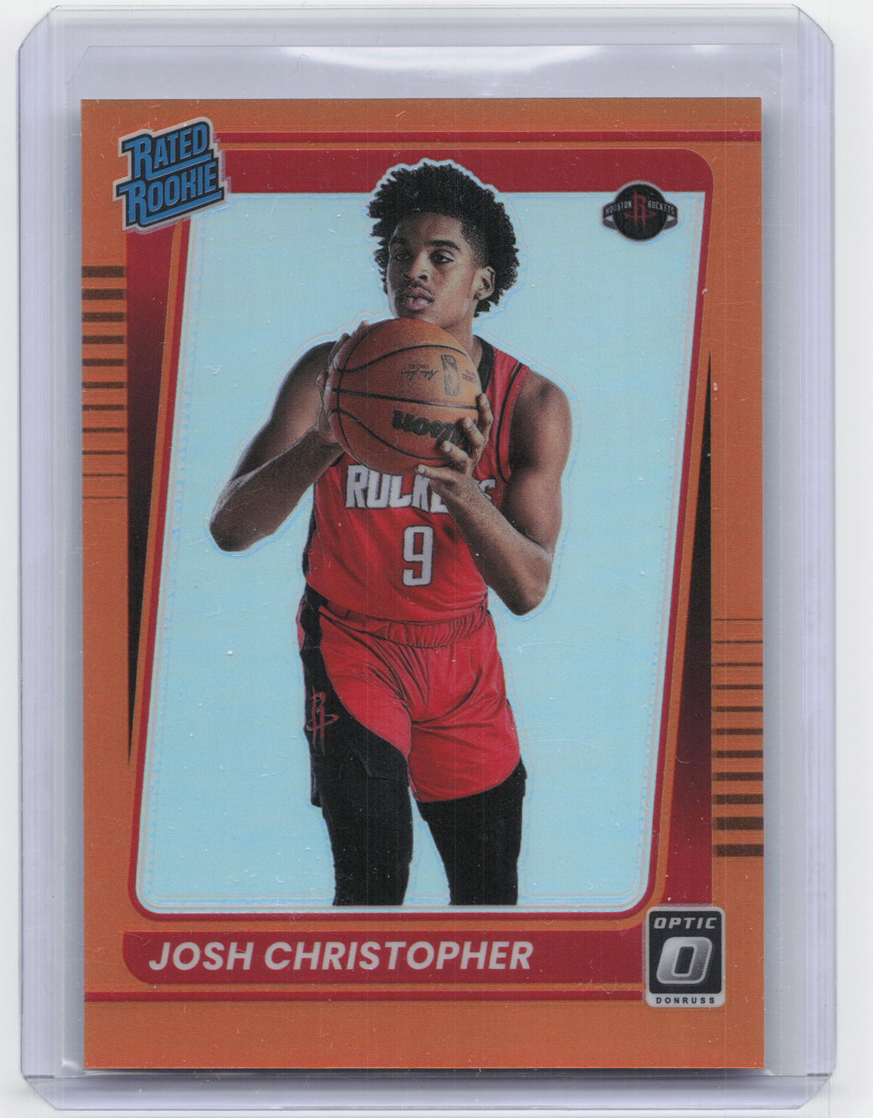 2021-22 Donruss Optic #200 Josh Christopher Orange Prizm #/199