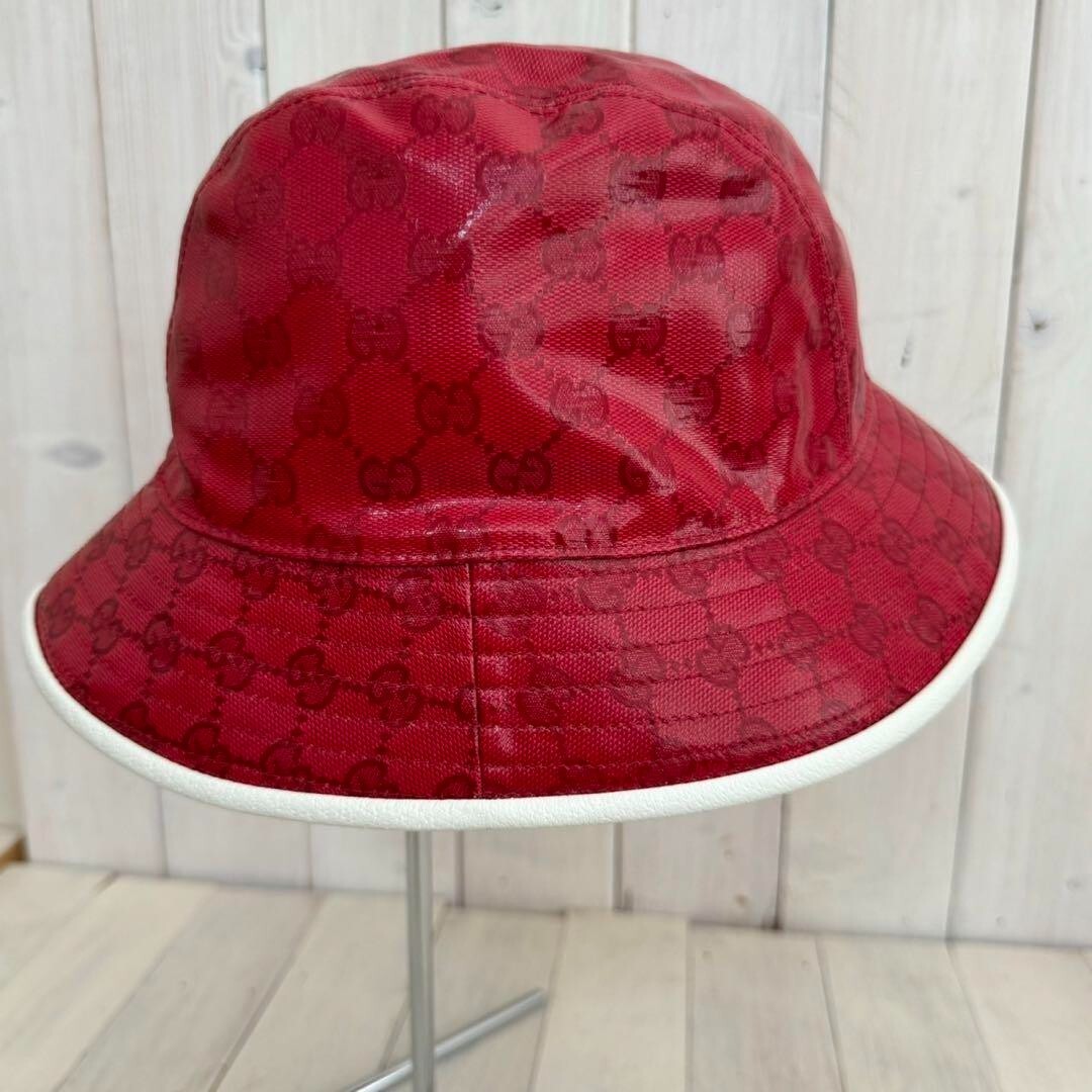 Gucci Adidas Bucket Hat Red Size S Used | eBay