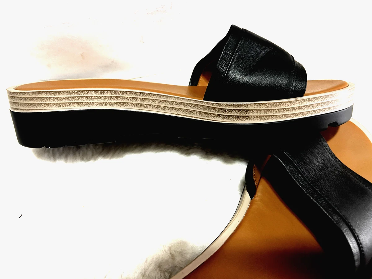 See By Chloe Leather Robin Slide Sandals Shoes 37.5 New In Box
