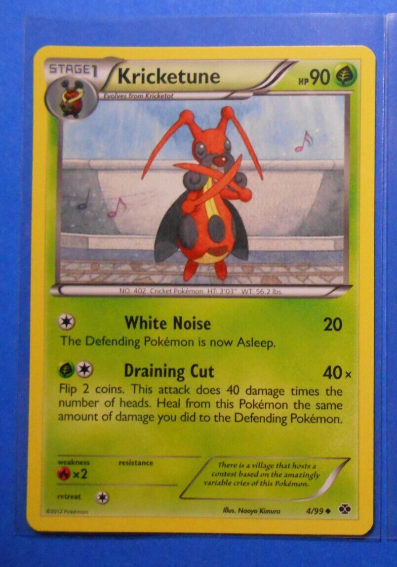 Kricketune 4/99 Pokemon card BW Next Destinies uncommon NM