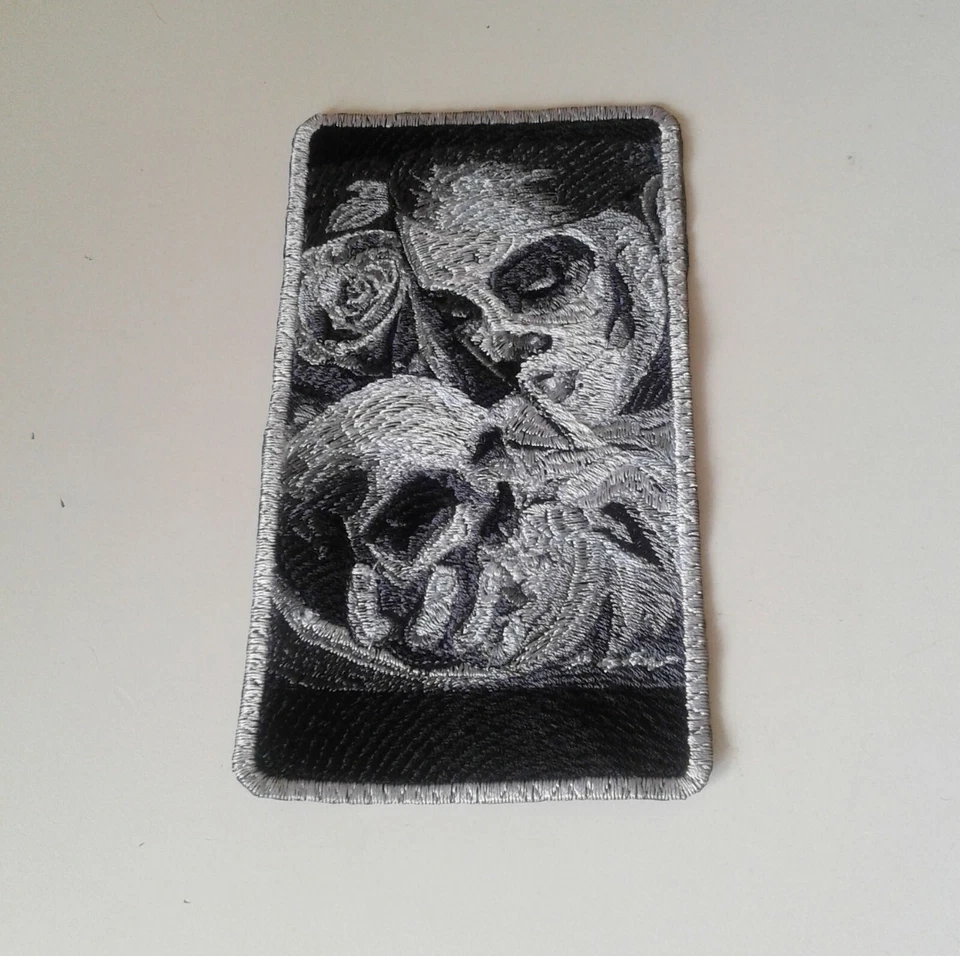 Hasta La Muerte Handmade Embroidered Patch - Image 2 of 4
