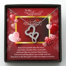 Hearts Necklace Gift For Girlfriend Valentine Gift|Your Love Is the Best Gift!