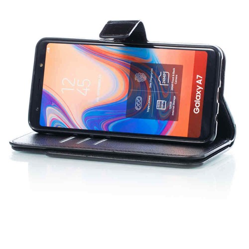 For Samsung A51 A71 A21s A10 A20e A50 A70 A6 Wallet Card Slot Leather Case Cover - Picture 17 of 38