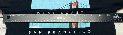 Old Navy West Coast San Francisco California Black GraphicT-Shirt Kid Size XS - Picture 4 of 5