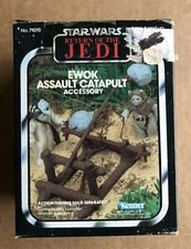 Vintage Ewok Assault Catapult Original Box 1983 Kenner ROTJ Star Wars (see pics)