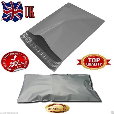 PB TECH [25 Pcs] Strong Poly Mailing Postage Postal Bags In Size 6.5" X 9" Inch Mailing Bags Quality Self Seal Grey Plastic Mailers (25, 6.5" X 9 - Foto 5