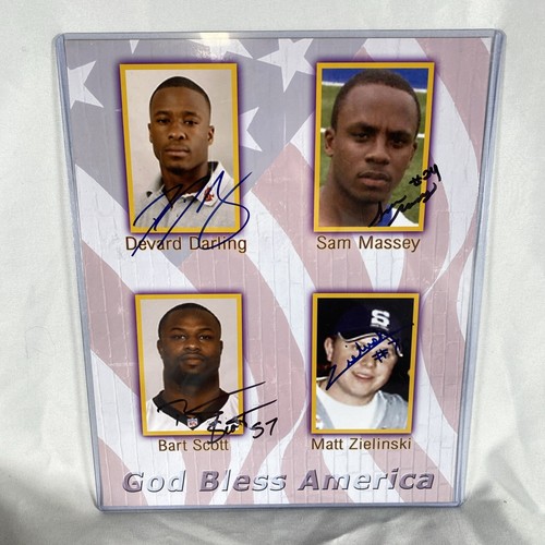 Baltimore Ravens Autographed 8x10 Photo Bart Scott Signed Devard Daring NFL - 第 1/6 張圖片