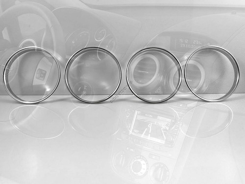 Per Opel Corsa D 2006-2014 Anillos de aluminio para rejillas de ventilación x4 - Imagen 4 de 8