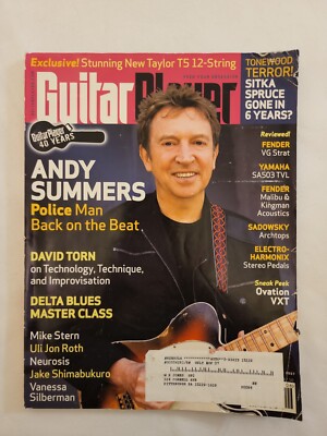 2007 June Guitar Player Andy Summers David Torn Delta Blues Sadowsky (MH181)