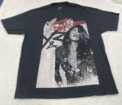 Young & Reckless T-Shirt Black Reckless Mens XL Short Sleeve