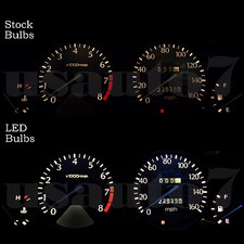 Dash Instrument Cluster Gauge White Led Lights Bulbs Kit Fits 94-97 Honda Accord Dash Instrument Cluster Gauge White Led Lights Bulbs Kit Fits 94-97 Honda Accord