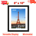 8x10 Picture Frame 1 Pack, Photo Frame With Hd Plexiglass, Display Picture Black