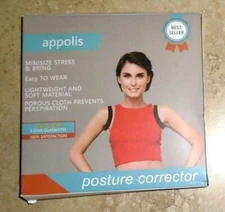 NEW Appolis Posture Corrector for women and men, Upper Back Brace Straightener