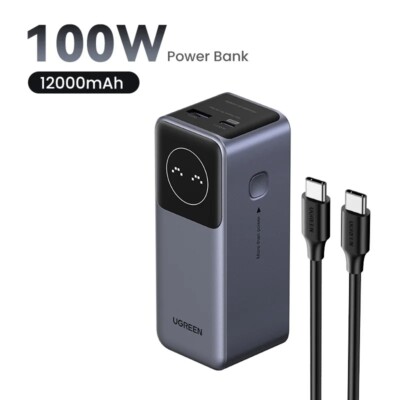 UGREEN 200W Nexode 25000mAh Smart Power Bank PD3.1 FastCharge For