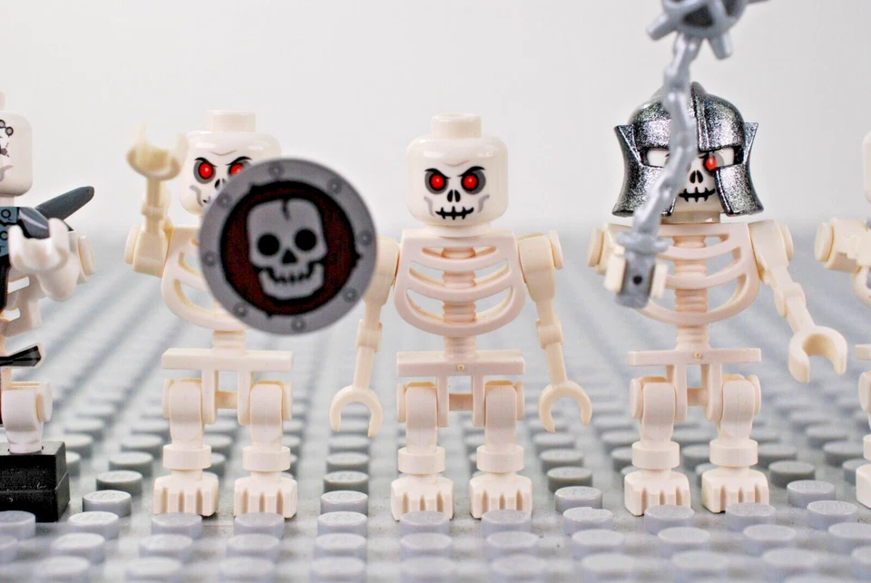 乐高 NINJAGO Chopov 迷你人偶乐高 Skelton 批量 8 件 — 第 2/4 张图片