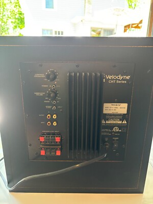 Velodyne CHT-10 Powered 375 Watt 10'' Subwoofer - Tested Working