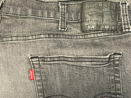 Levi 514 Jeans Herren 40x32 weich grau perfekt in Jeans getragen - Bild 2 von 11