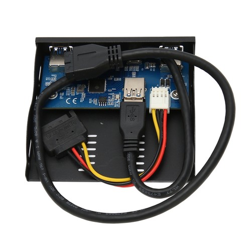 USB 3.2 Front Panel Hub USB3.2 TYPE C Floppy Drive Bay Panel 6 Ports Fit - Picture 11 of 22