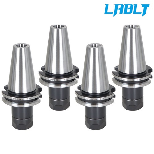 LABLT 4Pcs CAT40-ER20 Collet Chuck 2.76"Gage Length Runout Chucks Tool Holder - Picture 1 of 12