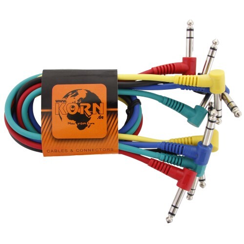 Комплект накладных кабелей KORN Kabel ECO Stereo-Winkelklinke 0,6 м | Neu