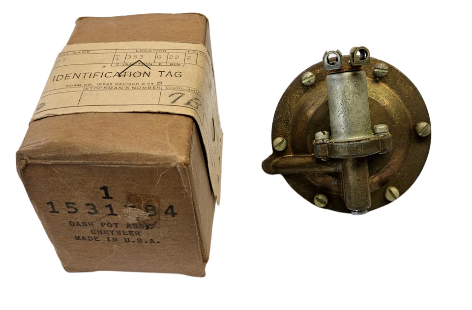 1953-1954 Dodge Dash Pot carburador com 8 cilindros 1531384 NOS. - Imagem 2 de 4