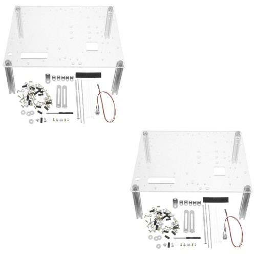 2 Sets Motherboard -Chassis -Klammer Computergehäuse Mit Offenem Rahmen Offenes - Afbeelding 10 van 12