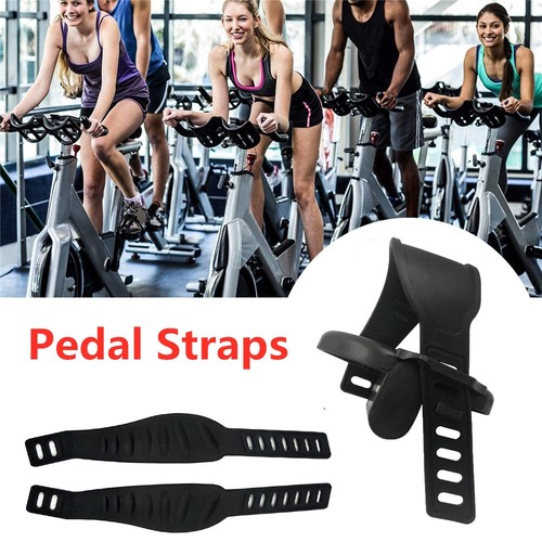 1 Pair Exercise Bike Pedal Straps for Exercise Bike Stationary Cycle Home or Gym eBay
