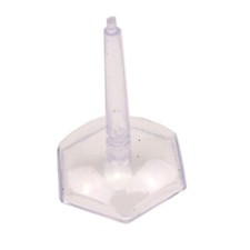 Clear Flying Bases = 25mm Hex Miniature Figure RPG