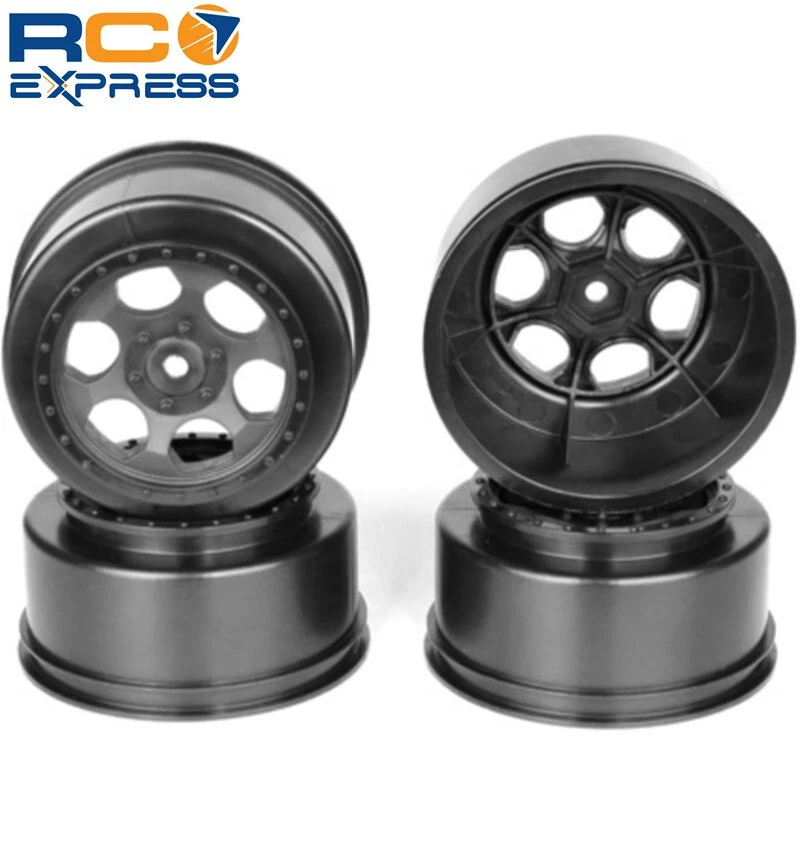 DE Racing Trinidad SC Wheels for TEN-SCTE - 22SCT Tekno SCT410 Black DER-TS4-10B - Image 2 of 2