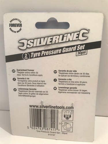 Silverline 2pc Tyre Pressure Guard Set 30psi 910197 - 第 3/3 張圖片
