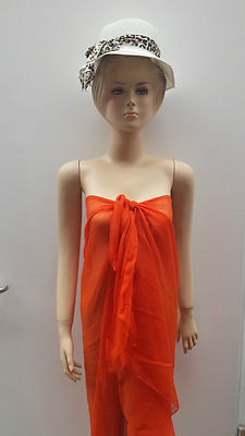  Neu XXL Strandtuch Pareo Damentuch Schal Wickeltuch Stola Sarong Halstuch Uni